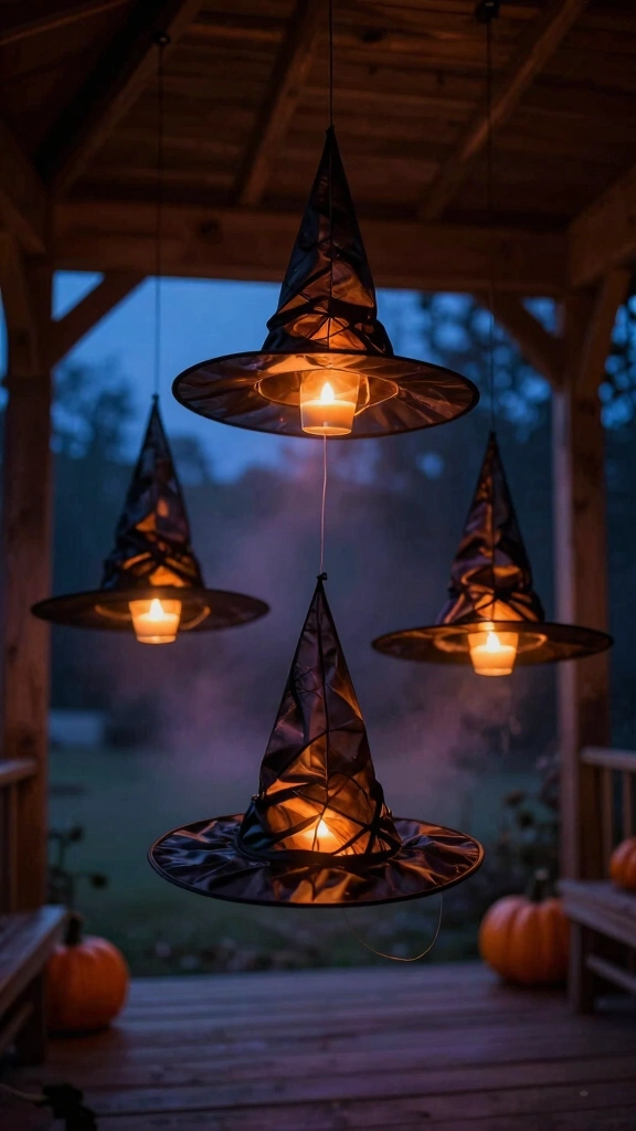 Floating Witch Hats