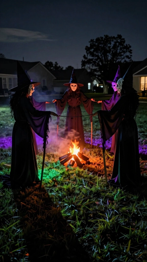 The Spooky Witch Circle