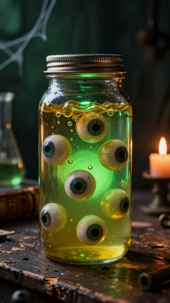 Floating Eyeball Specimen Jars