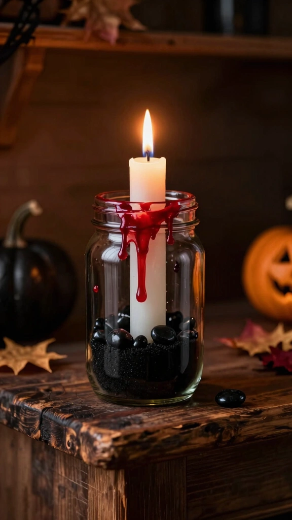 Bleeding Candle Jars