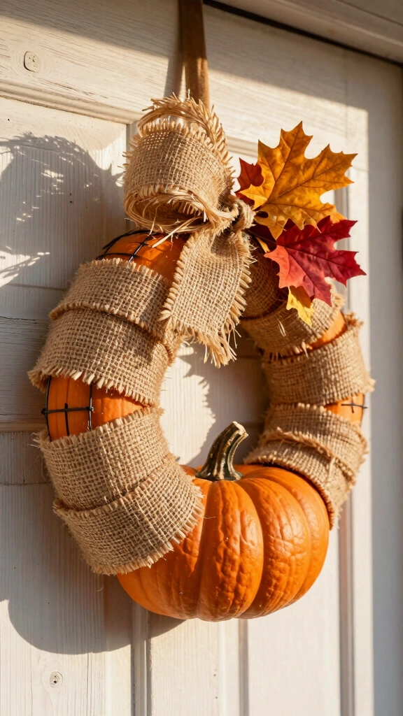 The Classic Burlap Ribbon Wrap