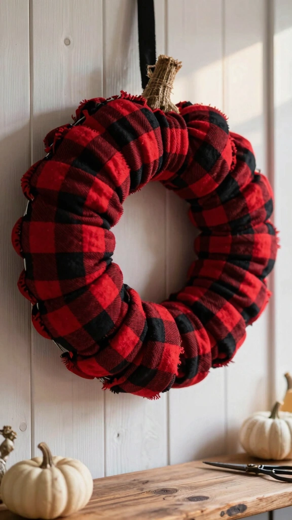 Whimsical Buffalo Plaid Fabric Strips