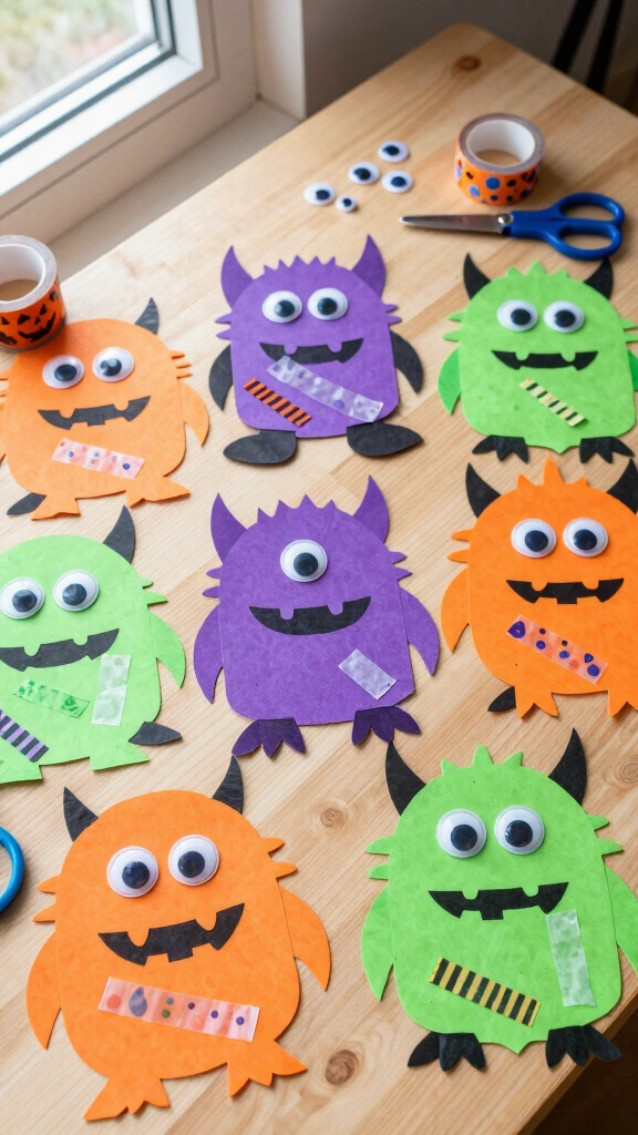 Washi Tape Monsters