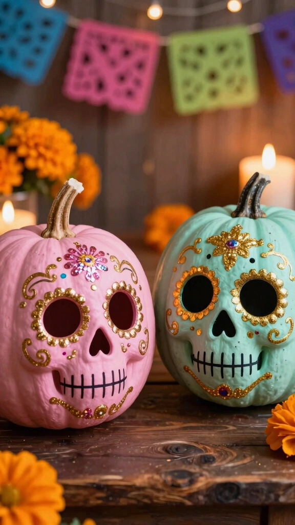 Glitter Glam Sugar Skull