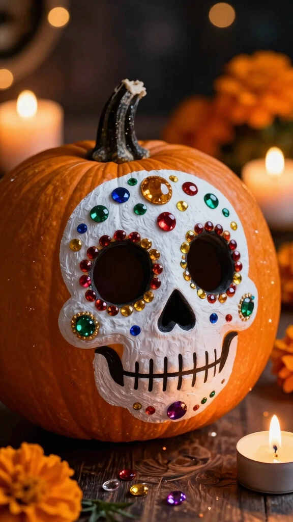 Jeweled Sugar Skull