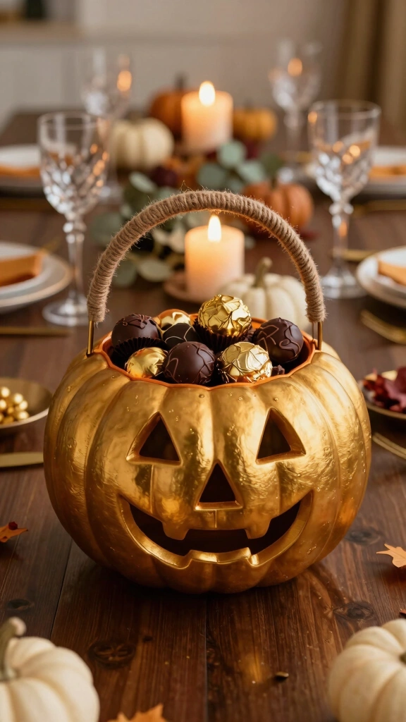 Glamorous Metallic Gold Candy Dishes