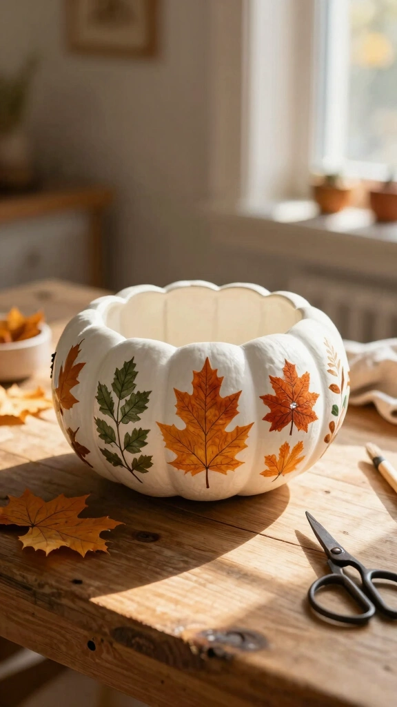 Elegant Decoupage Botanical Bowls