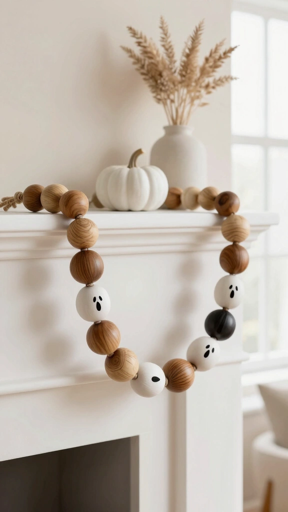 Modern Wooden Bead Ghosts