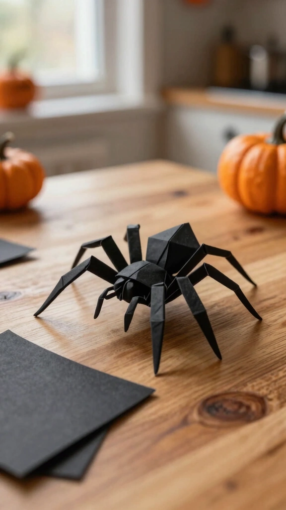 Origami Spiders for Beginners