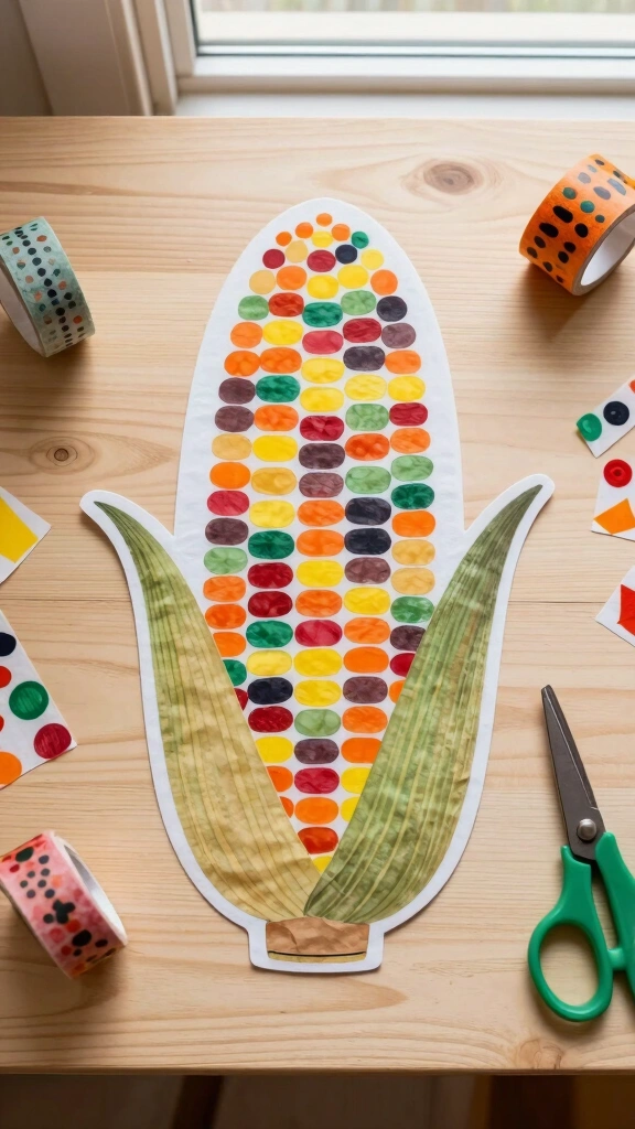 Washi Tape Indian Corn