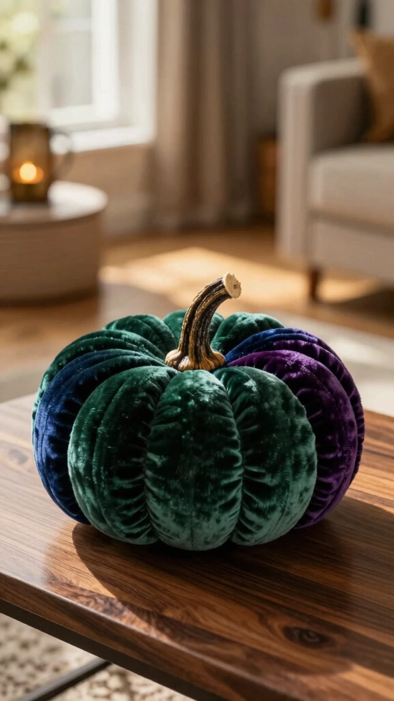 Luxurious Velvet Pumpkins