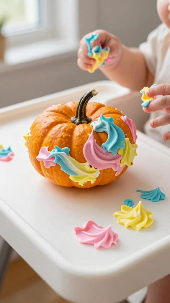 Taste-Safe Whipped Cream Swirl Pumpkin