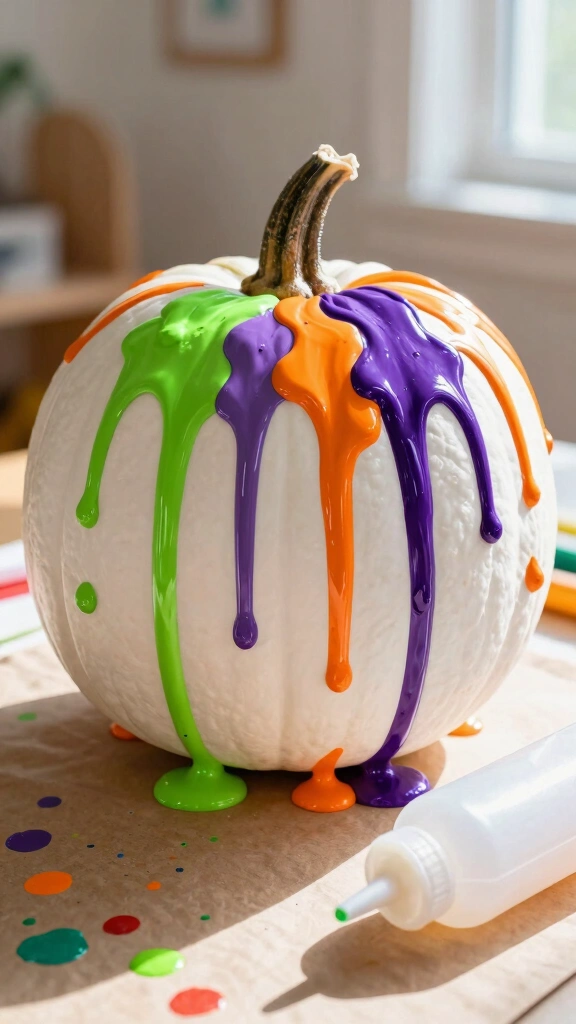Squeeze Bottle Drip Pumpkin
