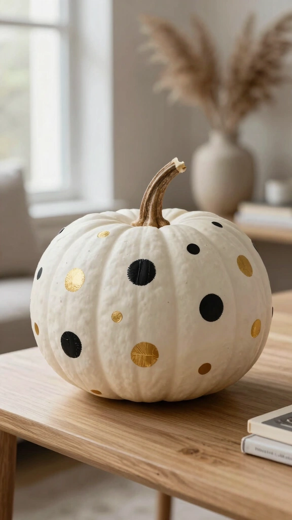 Fingerprint Polka Dot Pumpkin