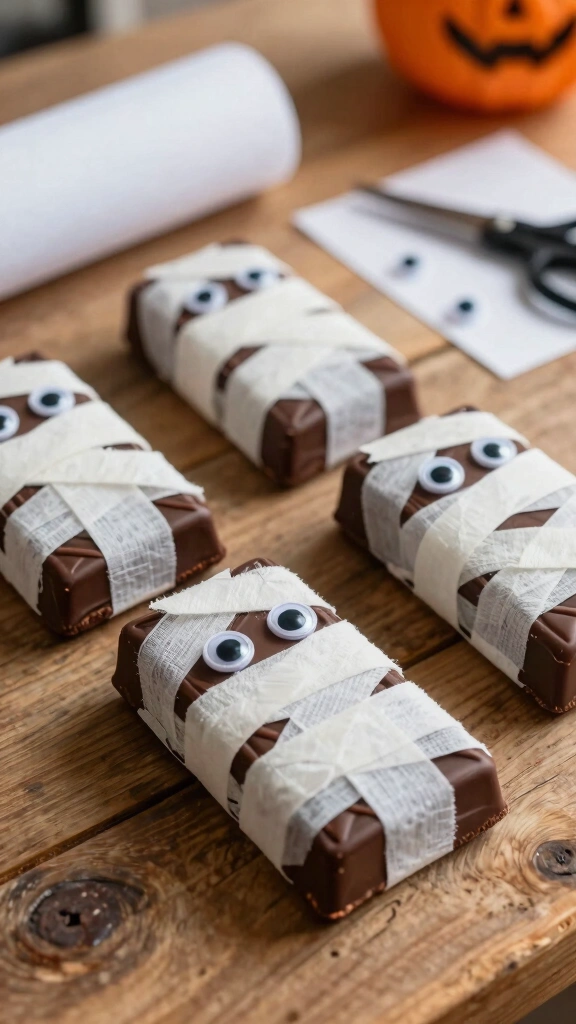 Hershey's Bar Mummies
