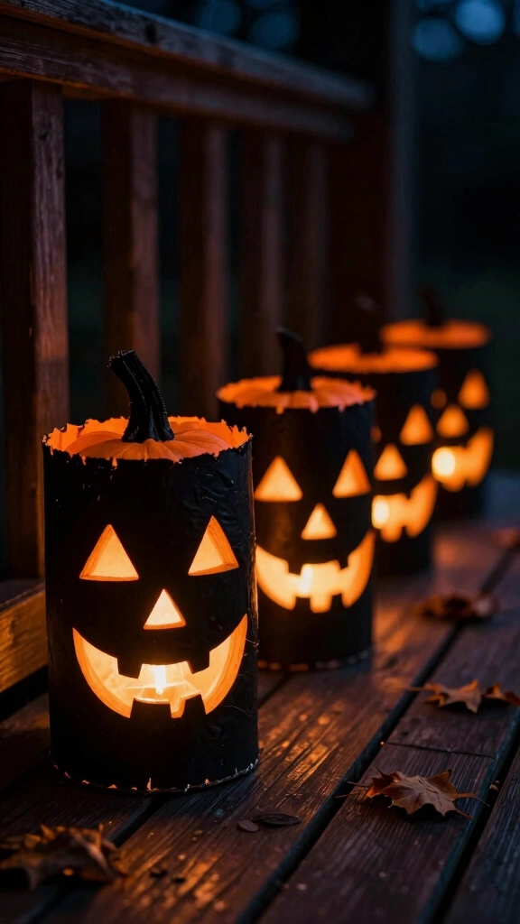 Glow-in-the-Dark Spooky Pumpkin
