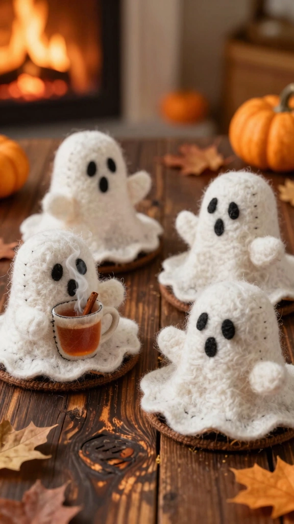 Spooky Ghost Coasters