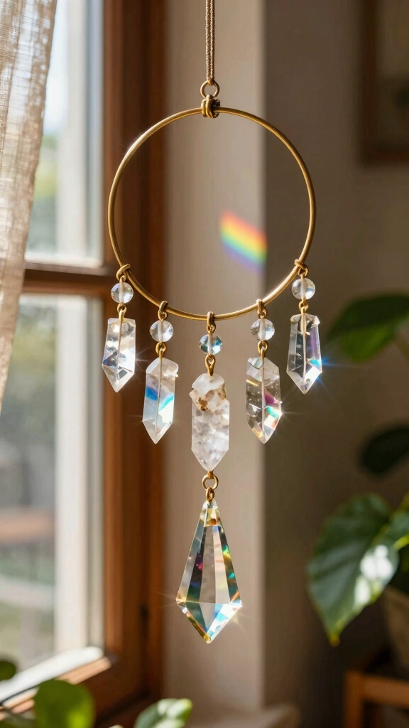 Crystal-Infused Sun Catchers
