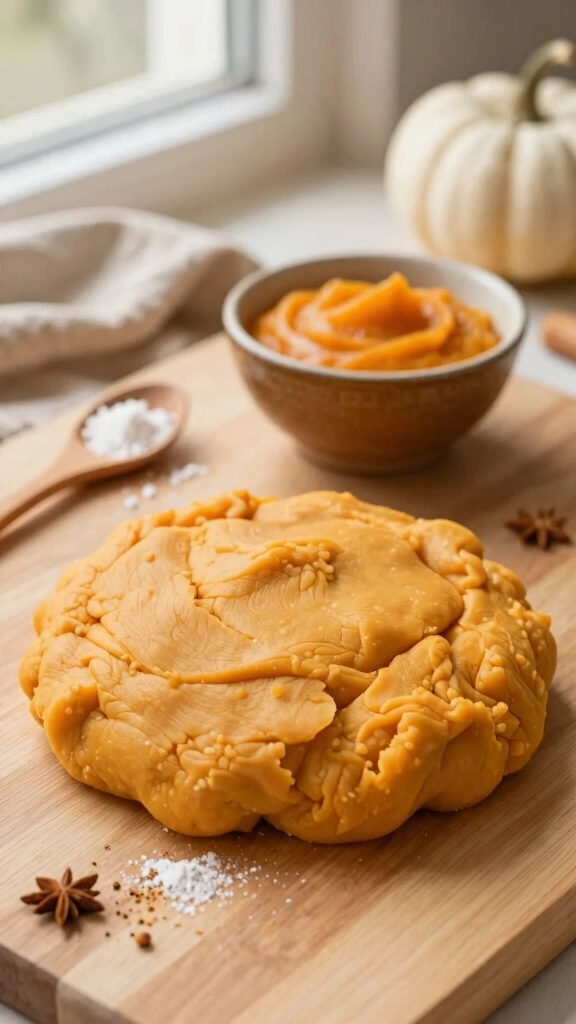 Edible Pumpkin Sensory Playdough