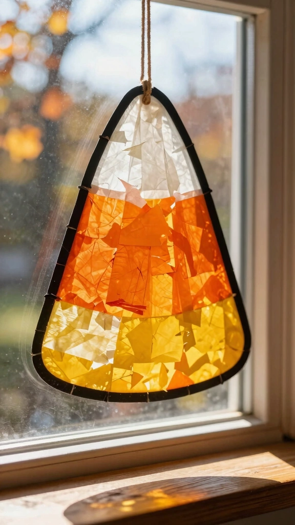 Candy Corn Sun Catchers