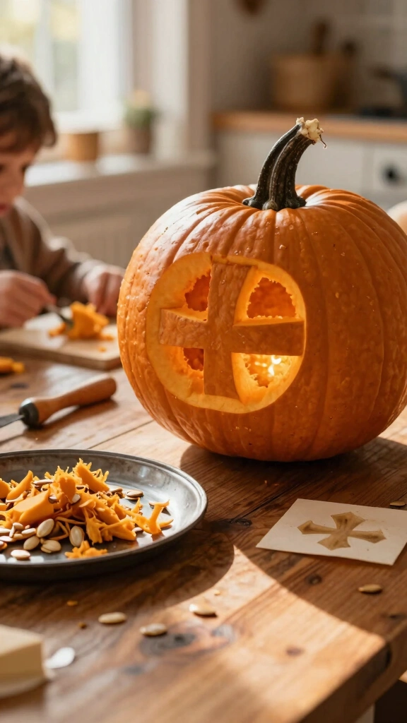The Pumpkin Prayer Carving