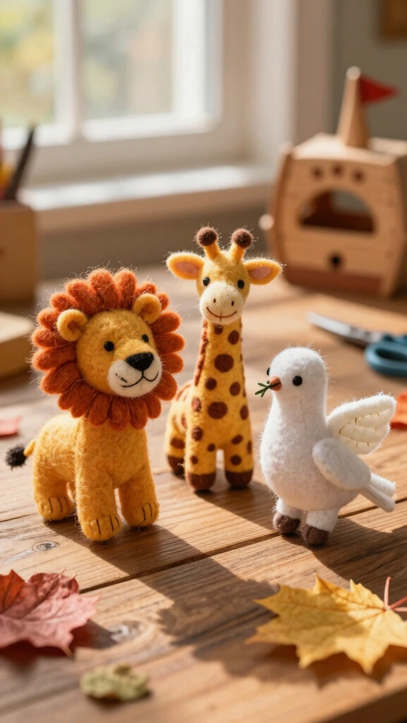 Noah's Ark Animal Finger Puppets