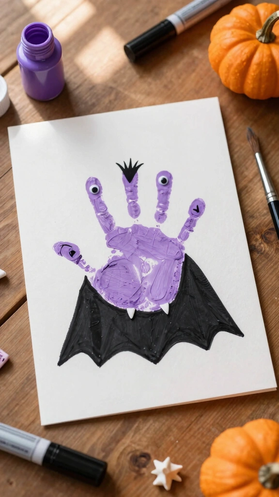 Handprint Vampire Cards