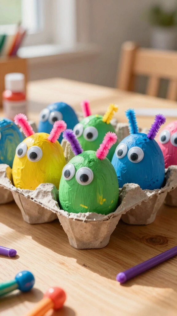 Egg Carton Monsters