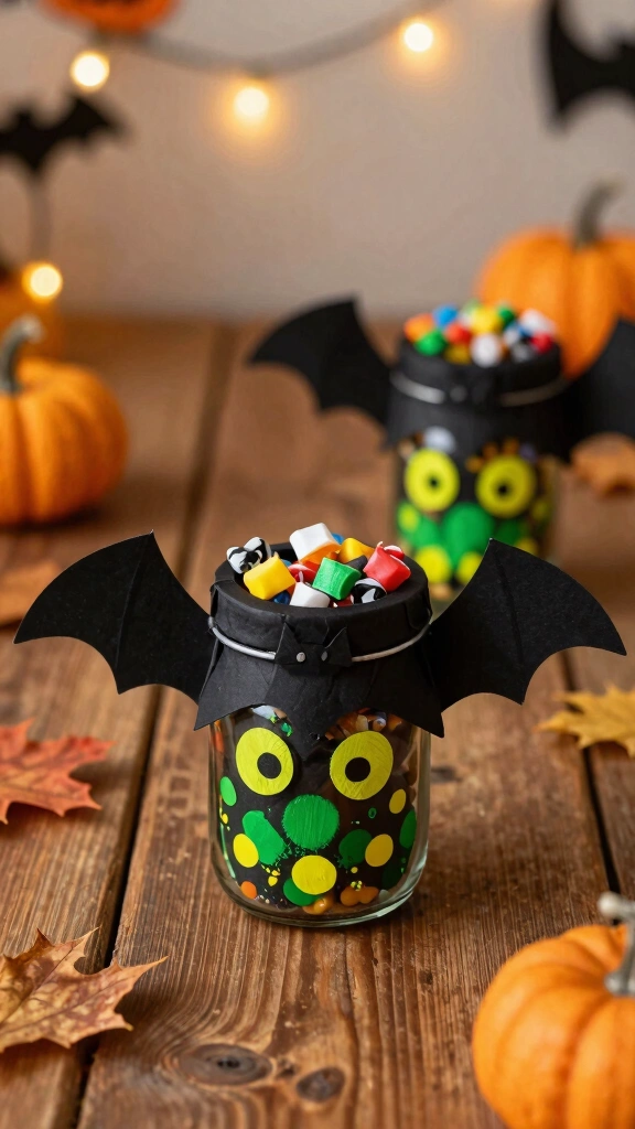 Baby Jar Bat Treat Holders