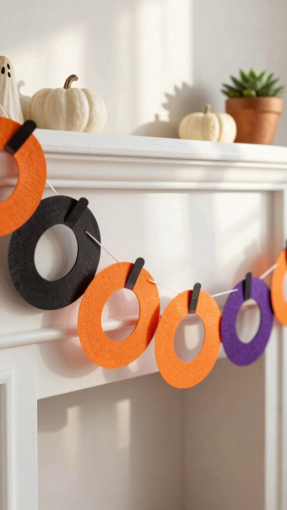 Paper Ring Halloween Garland