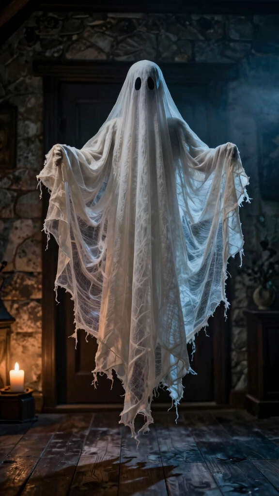 Floating Cheesecloth Specters