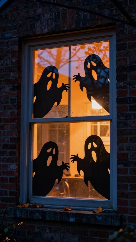 Creepy Window Silhouettes