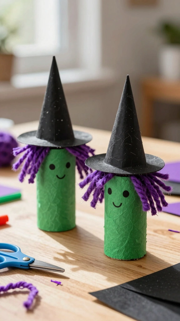 Cardboard Tube Witches