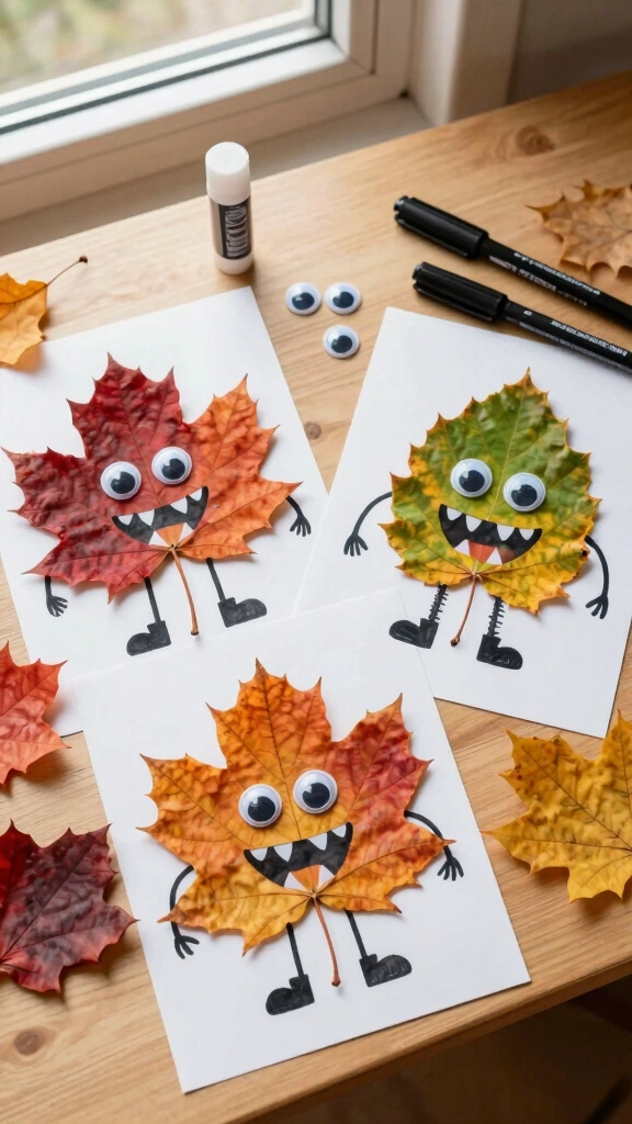 Autumn Leaf Monsters
