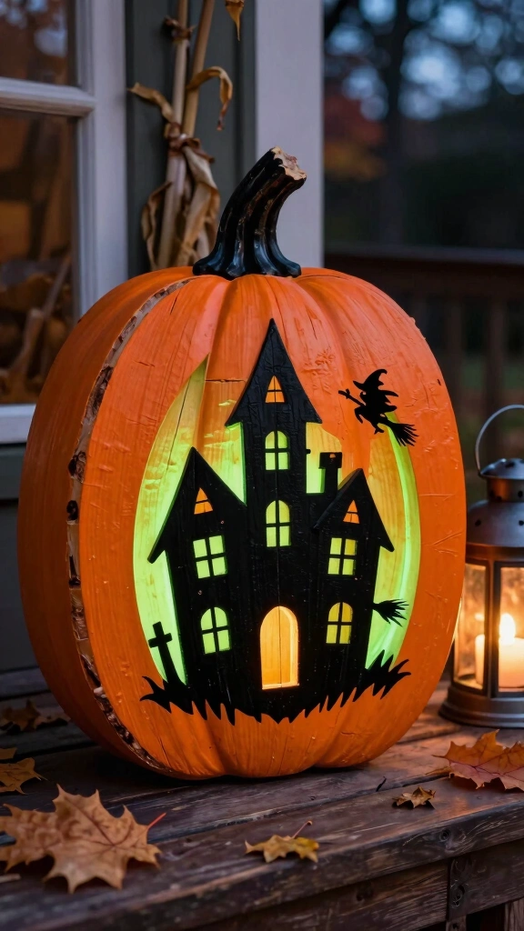 Spooky Glow-in-the-Dark Silhouettes