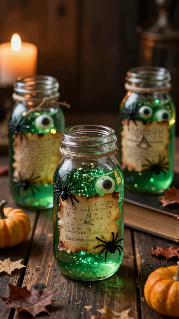 Witch's Potion Brew Bottles