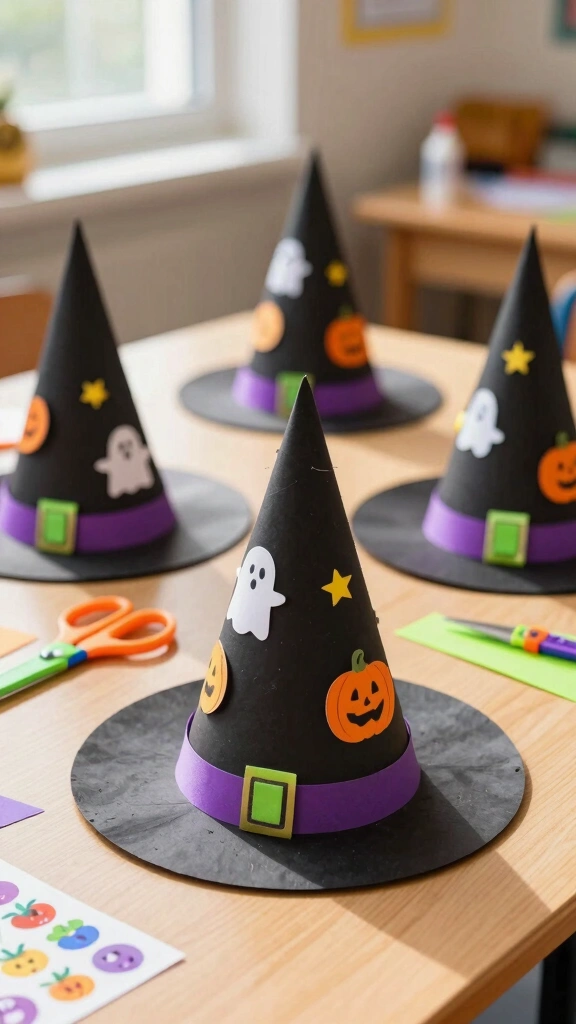 Paper Loop Witch Hats