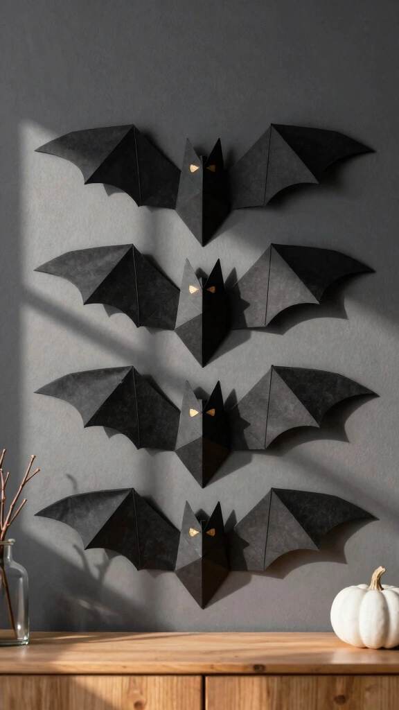 3D Geometric Paper Bats