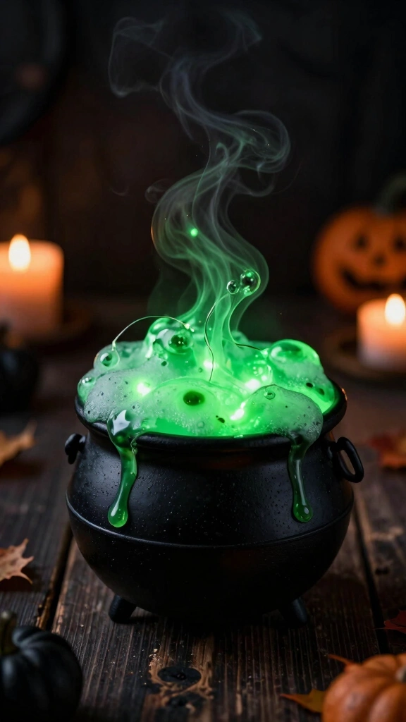 Bubbling Cauldron Centerpiece