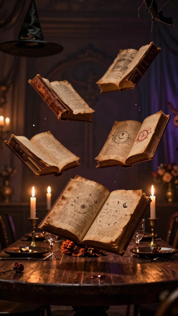 Floating Spell Books