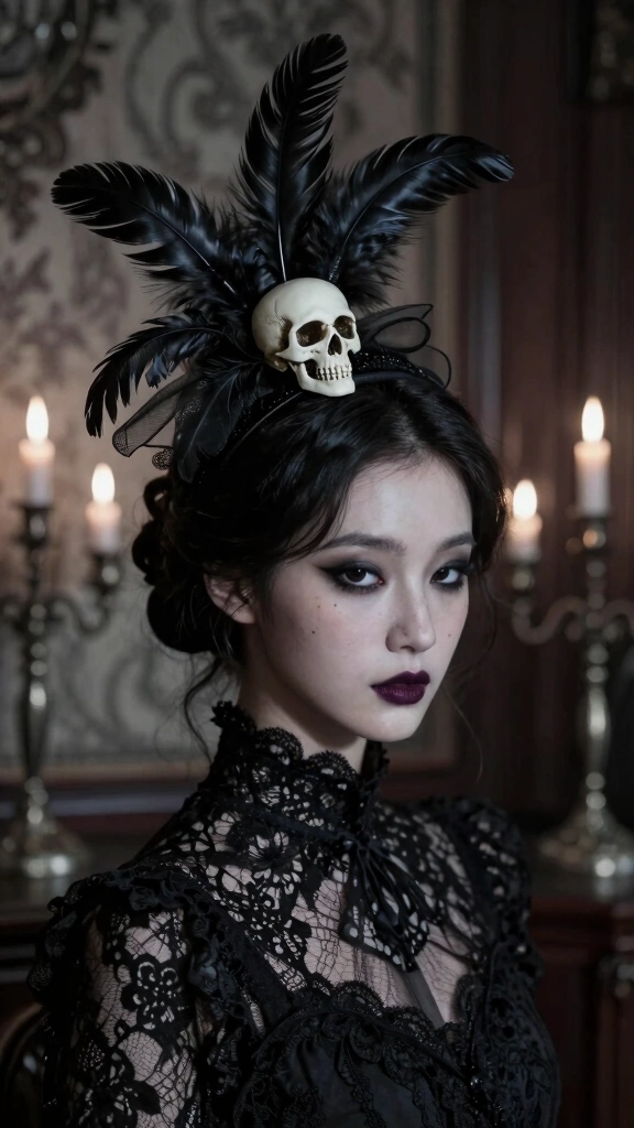Haunted Mansion Gothic Fascinator