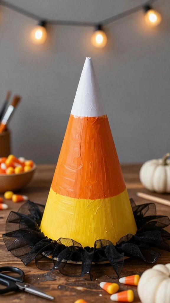 Candy Corn Party Cone