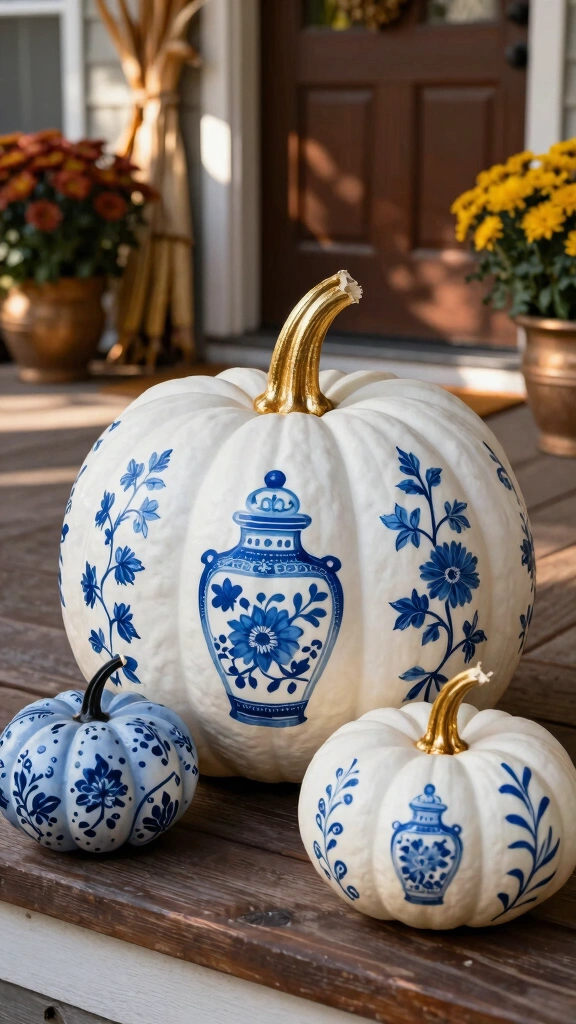 The Elegant Chinoiserie Pumpkin
