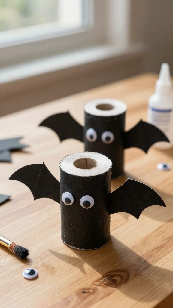Toilet Paper Roll Bats