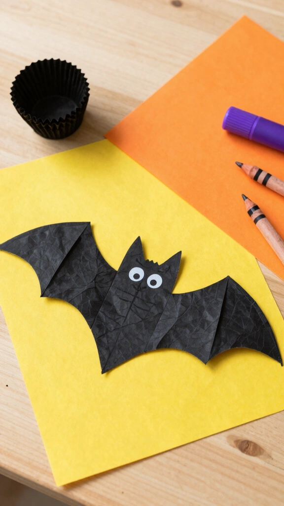 Cupcake Liner Bats