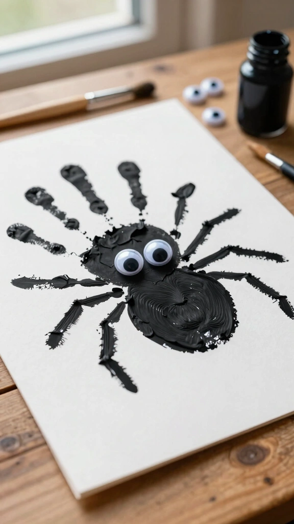 Itsy Bitsy Spider Handprint