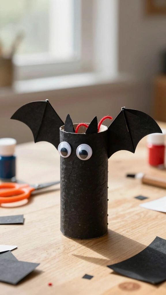 Toilet Paper Roll Flying Bats
