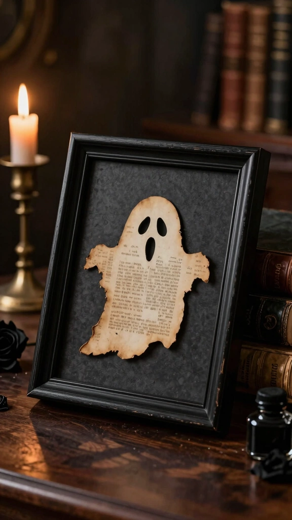 Vintage Book Page Ghosts