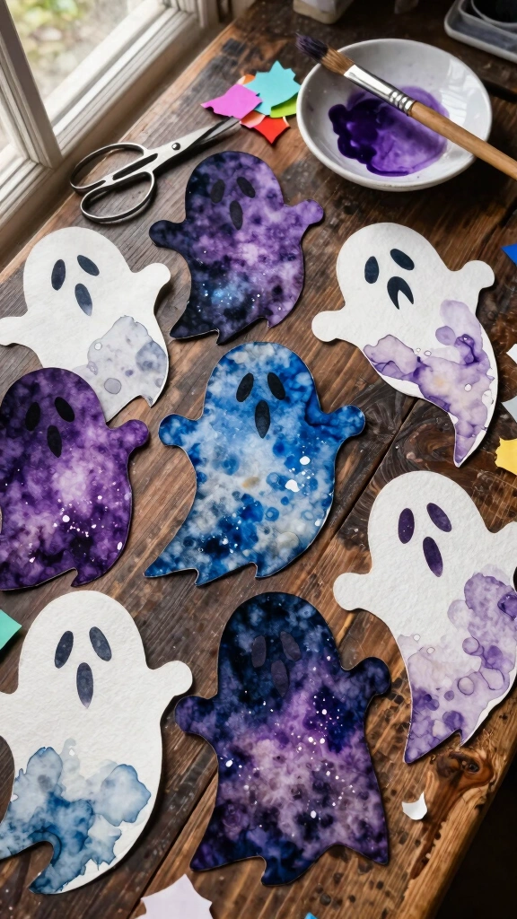 Bleeding Watercolor Ghosts