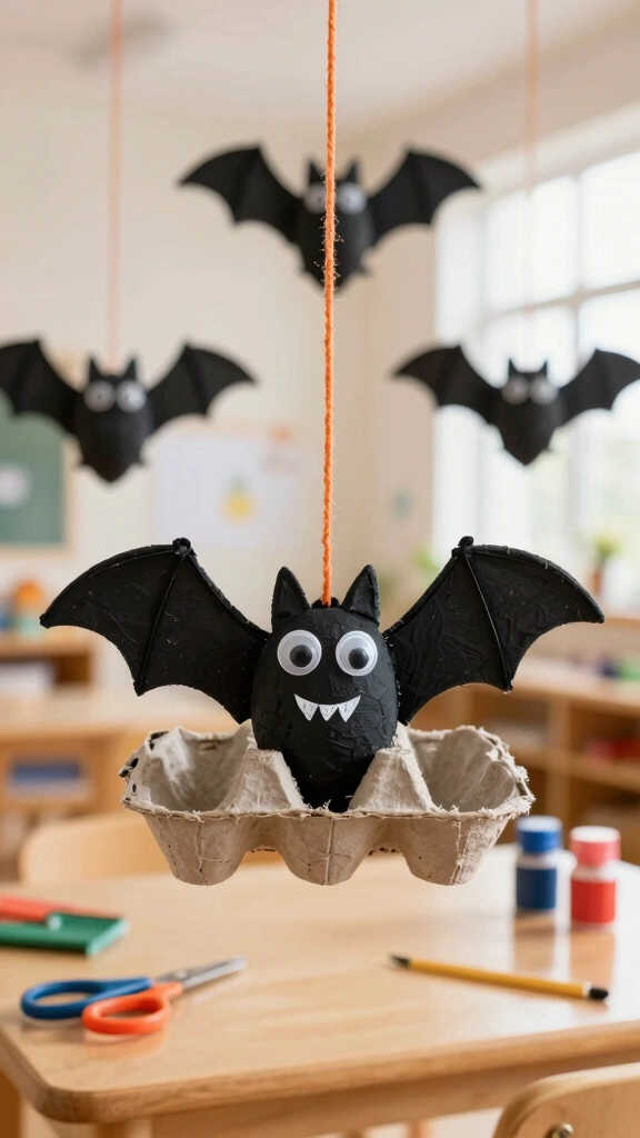 Egg Carton Bats